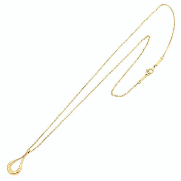 Tiffany & Co. Elsa Peretti 18k Yellow Gold Open Teardrop - Picture 5 of 9